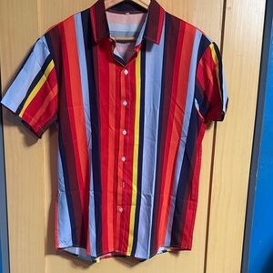 Men's Multicolor Striped Shirt
